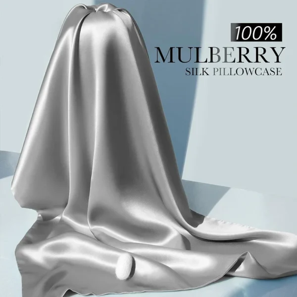 Pure Mulberry Silk Pillowcase Hidden Zipper