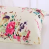 Floral Mulberry Silk Pillowcase with Zipper